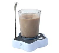 Base miscelatore per tazza, miscelatore per tazza | Miscelatore automatico Base di agitazione ricaricabile ultra-quiet - Gadget da cucina multiuso con cucchiaio per tazze da latte, tazze,