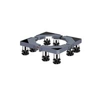 Base Mobile per Lavatrice, Base Multifunzione, Base Regolabile per asciugatrice e Frigorifero, Lunghezza/Larghezza 40-65 cm Esterna (8 Gambe 14 17 cm)