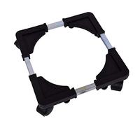 Base Mobile Universale Dormitorio Frigorifero Stand Durevole Pratico per Mini Frigorifero Lavatrice Nero - 32x32cm