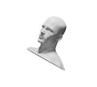 Base Model Head for Digital Sculpting - High Polygon 3D Enhanced Detail