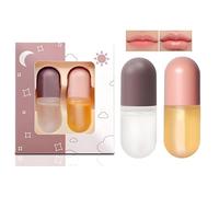 Base Moisturizer Plumper Lip Gloss,Natural Lip Enhancer & Siero per la cura delle labbra,Cura del giorno e della notte,Natural Lip Enhancer per labbra più piene e morbide,Labbra sexy durature