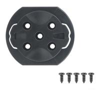 Base Montaggio Ciclocomputer Plastica per dura 34mm Base Montaggio | Compatibile per garmin, per blackbird, per igps; installazione rapida, plastica , nero opaco