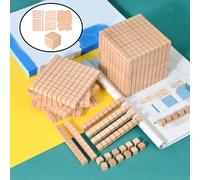 Base Montessori Ten Blocks Home Math Manipulative Counting Giochi di matematica