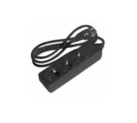 Base nera con 3 prese e cavo da 1,5 m, ideale per collegare più dispositivi, fornendo comfort ed efficienza nel tuo spazio. Non rimanere senza energia!