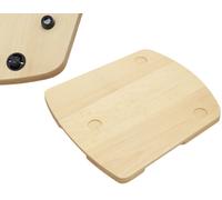 Base oliata in faggio con ruote per Thermomix TM5/TM6