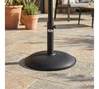 Base ombrellone tonda nera 15 kg nero