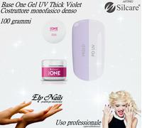 Base One Gel UV Thick Violet 100 g SILCARE - Builder Costruttore Denso Nail Art