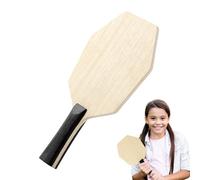 Base paddle - Raccorda esagonale in legno da 10 pollici per allenamento da tennis da tavolo, costruzione in legno a 5 strati con maniglia di presa forte, per bambini per adulti, pratica di