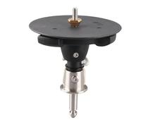 Base per albero da windsurf, base per piede dell'albero con articolazione del tendine da surf, design rotante universale a 360° per sport all'aria aperta, struttura in nylon nero