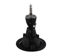 Base per albero da windsurf con giunto tendine girevole a 360°, piastra di base in PVC per tavole da windsurf, diametro 12,5 cm, colore nero