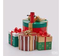 Base per Albero di Natale a Forma di Pacchi Regalo - EDG Enzo De Gasperi