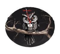 Base per albero di Natale in poliestere con stampa a forma di gufo notturno, 76,2 cm, morbida decorazione per albero di Natale