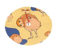 Base per albero di Natale in poliestere con stampa di gufo storto, 91,4 cm, morbida decorazione per albero di Natale