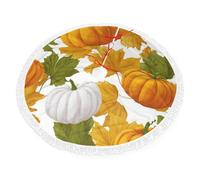 Base per albero di Natale, motivo biscotti al limone, 76 cm, con ramo di pino, con nappe, decorazione per casa, ufficio, vacanze, feste