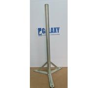 BASE PER ANTENNA PARABOLICA DIGITALE TERRESTRE ALTEZZA 75CM ZINCATO 40MM