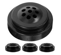 Base per Bandiera in Plastica Nera a 8 Fori, 4 Pezzi