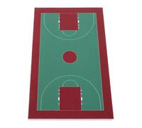 Base per Campo da Basket in Scala 1:150 per Diorama e Tavoli | Base in Pvc, Superficie Liscia Linee Dettagliate, Aspetto Moderno per Studenti e Modellisti