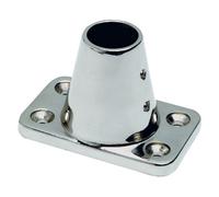 BASE PER CANDELIERE INCLINATA 7° Ø 25 MM INOX 316 ACCESSORI BARCA