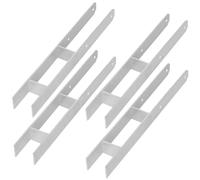 Base per colonna a H KOTARBAU® per installazione a parete, staffa di ancoraggio