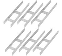 Base per colonna a H KOTARBAU® per installazione a parete, staffa di ancoraggio