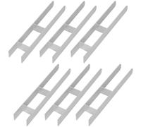 Base per colonna a H KOTARBAU® per installazione a parete, staffa di ancoraggio
