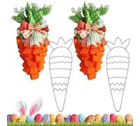 Base per Corona Pasquale | Elemento Decorativo Per Feste Di Pasqua,4 Pezzi per Creare Ghirlande - Per Casa Ufficio Scuola Porta Di Ingresso Fattoria Patio Balcone Interni Ed Esterni