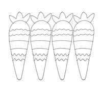 Base per Corona Pasquale | Elemento Decorativo Per Feste Di Pasqua | Forma Cornice Di Ghirlanda Da 4 Pezzi,Per Ufficio Scuola Giardino Porta d'Ingresso Terrazzo Balcone Interno Esterno