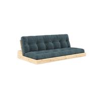 Base per divano letto in pino laccato trasparente/513 azzurro pallido
