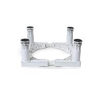 Base per elettrodomestici, Base Lavatrice Regolabile 4/8/12 Ruote Regolabili 41-65cm x 20-35cm for Elettrodomestici(4 feet)