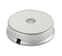Base per Espositore a LED, Espositore per Espositore a LED Base per Espositore in Colorato a LED per Cristalli, Arte del Vetro e Decorazioni per la Casa (Rotondo, specchio, 2 luci, tipo