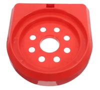 Base per Estintore Piantana Estintore da Terra in Plastica Rossa | Montaggio senza Attrezzi, Accesso Rapido e Stabile, per Estintori Abc in Casa e Corridoi