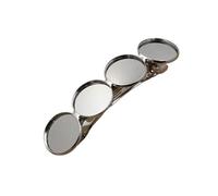 Base Per Forcina Forcine for capelli cabochon rotondi da 20 mm, vuote, con 4 impostazioni di base, for accessori fai te, regalo, 5 pezzi Per Acconciatura Donna Decorazione Fai Da Te(Color)