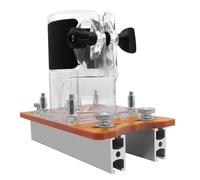 Base per Fresa per Legno Gugxiom, Fresa per Base per Fresa per Palma Compatta 2 in 1, Utensile per Fresa per Legno, per Tagliabordi con Diametro Interno di 65 Mm