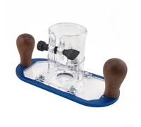 Base per fresatrice compatibile con più macchine di taglio con posizionamento stabile e supporto regolabile per utensili di fresatura (blu)