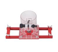 Base per fresatrice per legno Staffa per scanalatura base per fresatrice | Base per router per trimmer per la lavorazione del legno Staffa per scanalatura per mobili compatta per armadio per palme