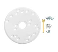 Base per Fresatrice Universale, Piastra di Base Universale per Fresatrice, Acrilico con Viti a Perno di Centraggio per Fresatrici per Rifiniture Lavorazione del Legno Auxi