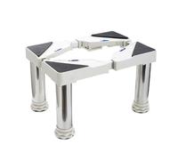 Base per Frigorifero con 4 Piedi per Lavastoviglie Condizionatore d'aria e Forno a microonde Base Regolabile Frigorifero con Funzione di Assorbimento Degli Urti Larghezza 24 a 36 cm,Altezza 23.5-27cm