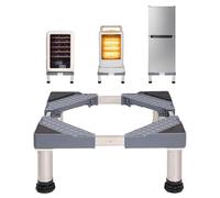 Base per Frigorifero Rialzata Altezza 24-27 CM Base per Lavastoviglie 4 Piedi Robusti Freezer Congelatore Mobili da Cucina ed Elettrodomestici Statico Carico 280 KG Larghezza 42-65 cm Grigio