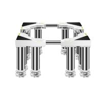 Base per Frigorifero Rialzata Altezza 24-27 CM Resistente all'umidità per Lavastoviglie 12 Piedi Robusti Base Congelatore Mobili da Cucina ed Elettrodomestici Statico Larghezza 45-65 cm Bianco