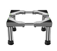 Base per Frigorifero Rialzata Altezza 24-27 CM Resistente all'umidità per Lavastoviglie 4 Piedi Robusti Base Congelatore Mobili da Cucina ed Elettrodomestici Statico Larghezza 45-65 cm Grigio