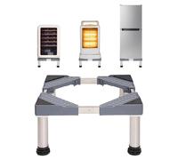 Base per Frigorifero Rialzata Altezza 29-31 CM Base per Lavastoviglie 4 Piedi Robusti Freezer Congelatore Mobili da Cucina ed Elettrodomestici Statico Carico 280 KG Larghezza 42-65 cm Grigio