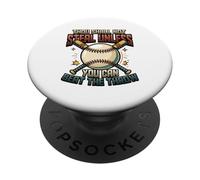 Base per giocatore di softball che ruba softball Catcher PopSockets PopGrip Adesivo