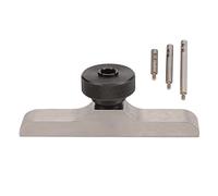 Base per Indicatore di Profondità Supporto per Micrometro di Profondità in Acciaio Inossidabile Supporto per Misuratore di Profondità con 3 Aste di Prolunga(103x17 mm/4,1x0,7 pollici)