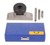 Base per Indicatore di profondità, Supporto per Misuratore di profondità, Supporto Base per Micrometro di profondità in Acciaio Inossidabile con Aste di Prolunga 3 Pezzi