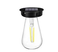 Base per lampada solare da 8 cm con lampadina a LED a energia solare, ricambio per atmosfera e decorazione per giardino esterno (solo lampadina base)