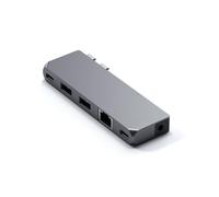 Base per laptop Satechi Pro Hub Mini USB-C Space Gray con USB4 e Ethernet