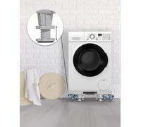 Base per Lavatrice Base per Lavatrice Universale con rotelle, Bianco