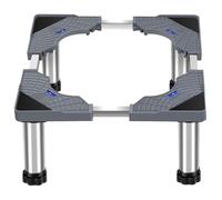 Base per Lavatrice con 4 Piedi, Supporto per Lavatrice Regolabile Altezza 18-21 cm, Regolabile Lunghezza 40-60 cm, Base Regolabile Multifunzionale per Lavatrice Asciugatrice Frigorifero