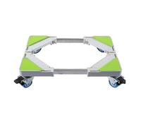 Base per Lavatrice con 4 Ruote per Frigorifero e Asciugatrici Base Regolabile Lavatrice con Funzione di Assorbimento Degli Urti Larghezza 30-45cm Altezza 10-12cm