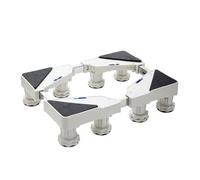 Base per Lavatrice con 8 Piedi per Lavatrice Frigorifero e Asciugatrici con Funzione di Assorbimento Degli Urti Rialzata facilitare la pulizia Larghezza 35 a 56 cm Altezza8.8-11.5cm